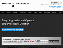 Tablet Screenshot of morrisfischerlaw.com